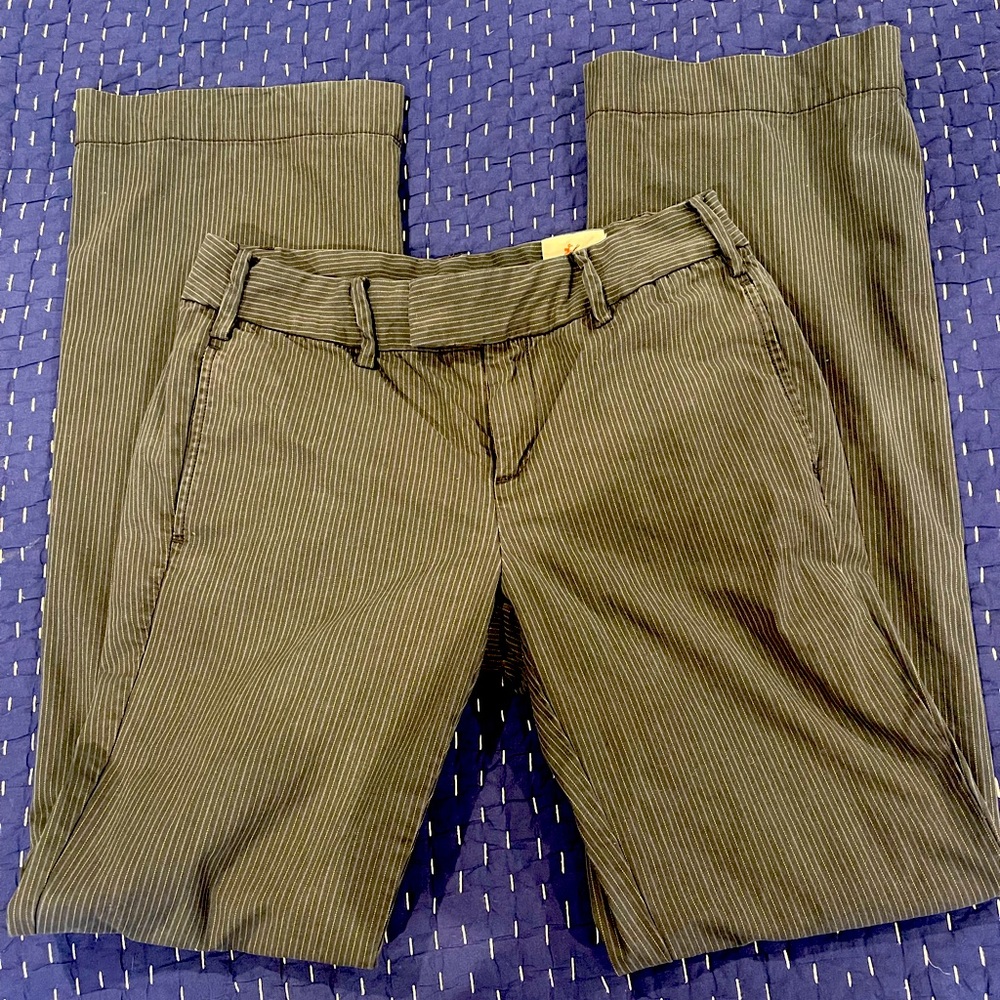 Anthropologie Paper Boy pin striped pants